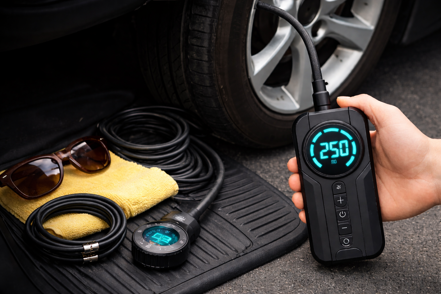 Mini Compressor Portátil no Dia a Dia